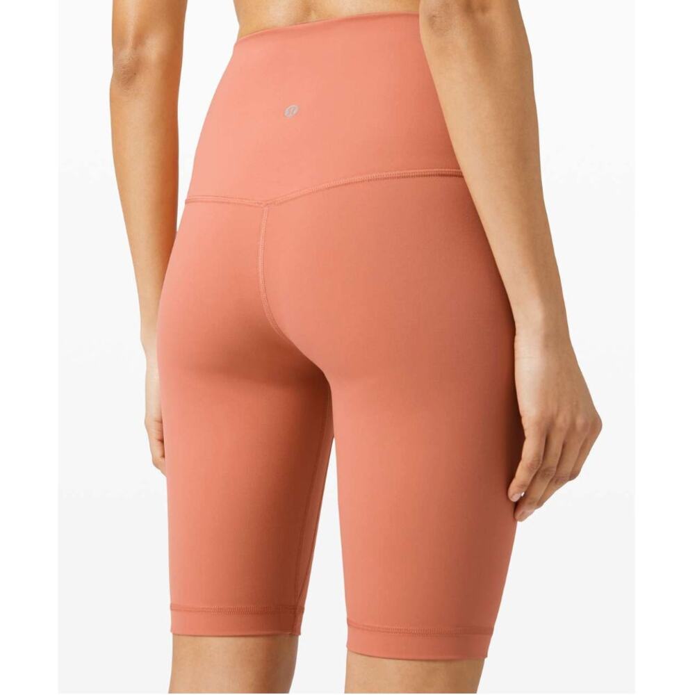 Lululemon Align Super High Rise 10" Short in Rustic Coral - Size 4